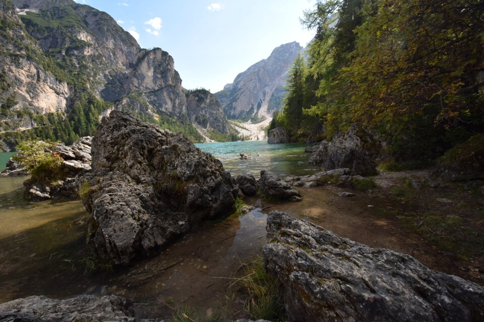 South tyrol italy lake photo