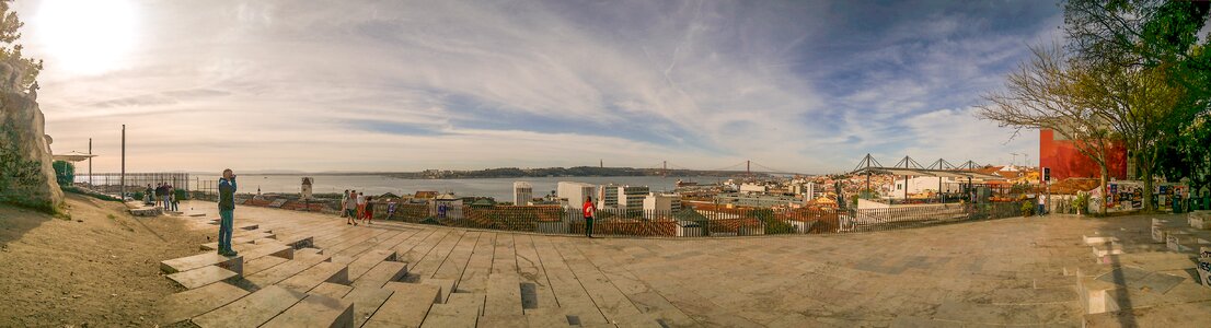 Portugal tagus river landscape photo