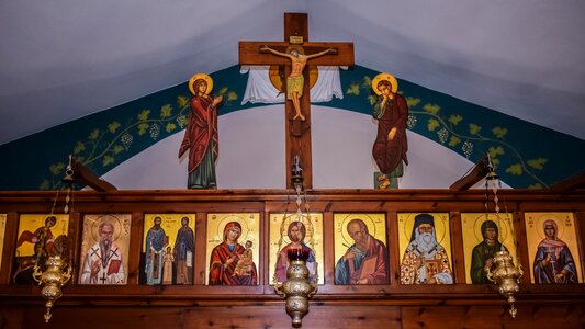 Christianity temple interior