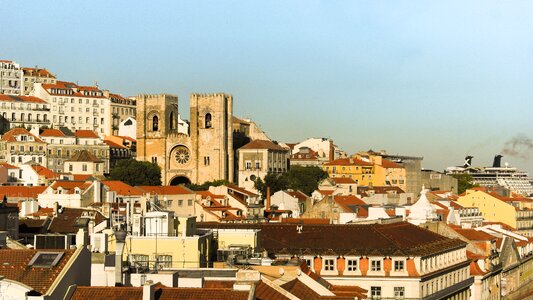 Belvedere lisbon portugal photo