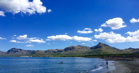 Coast beach sea