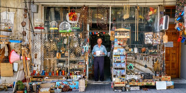 Kalambaka shop owner unique