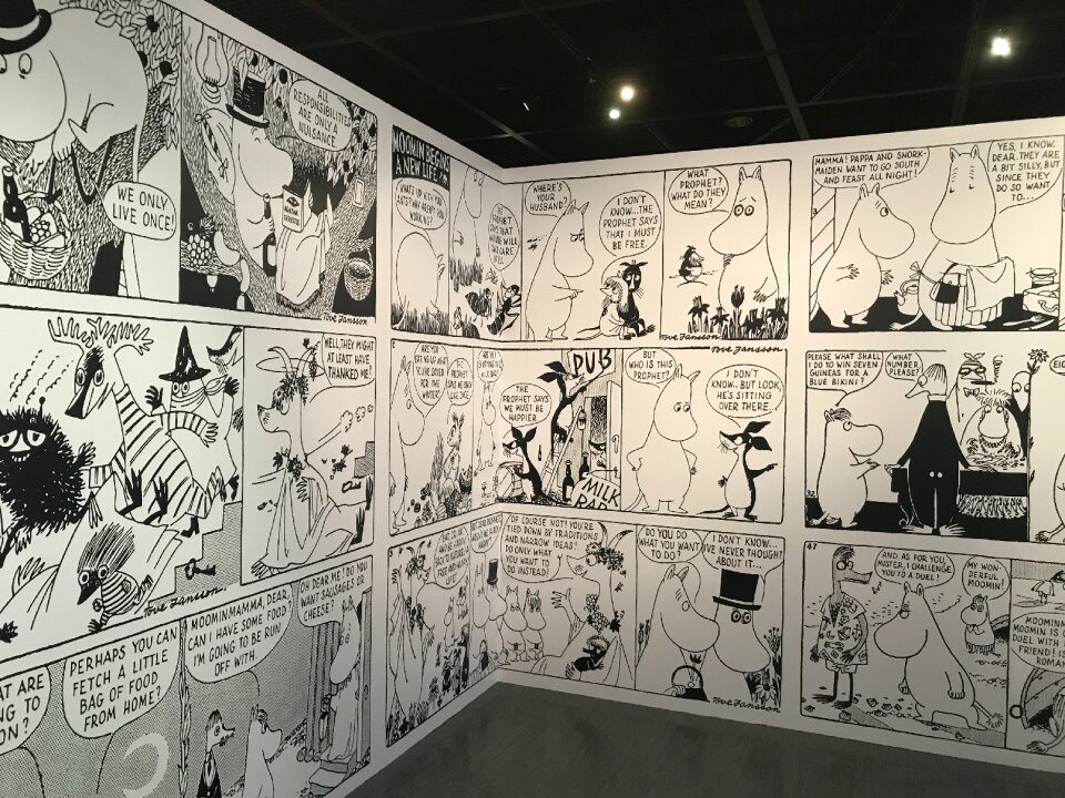 Exhibition the art of moomin