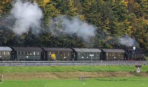 Railway museum train train