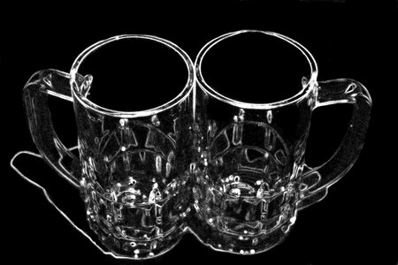 Glass tankard oktoberfest