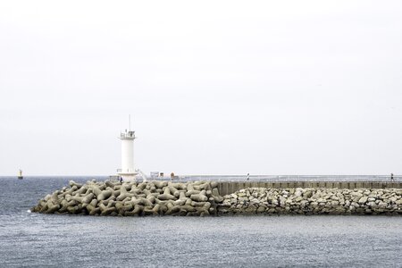 Lighthouse ocean sea