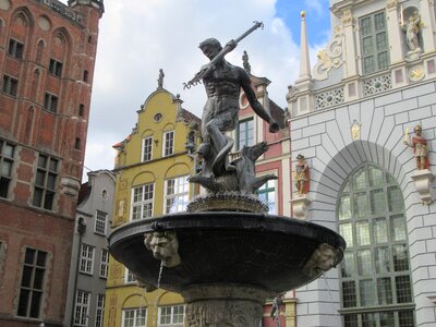 Gdansk neptune statue photo