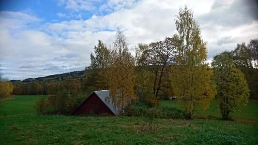 Sweden landscapes blue sky