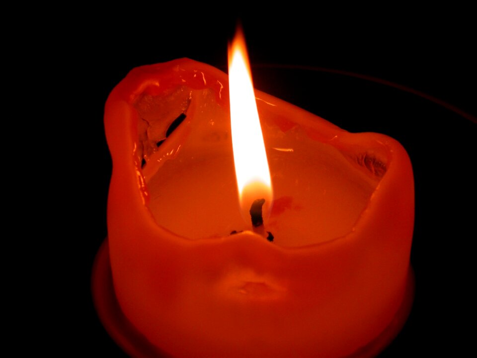 Candle flame advent