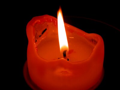 Candle flame advent