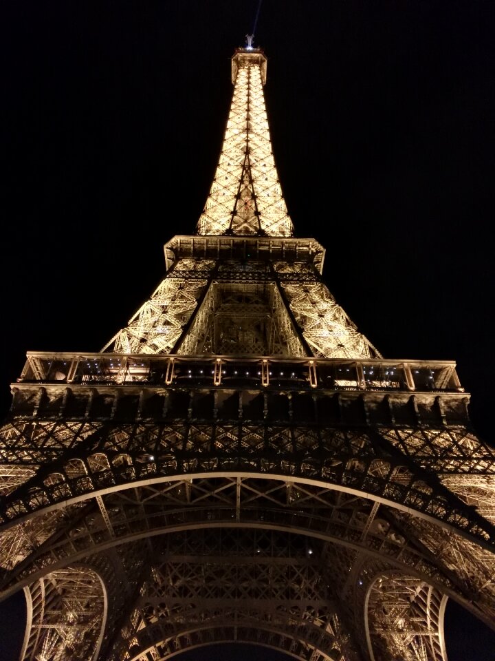 Eiffel tower night
