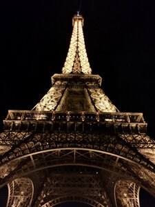 Eiffel tower night photo