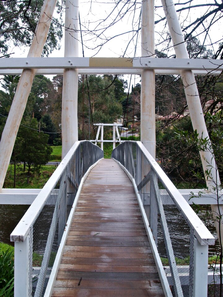 Railings posts boardwalk
