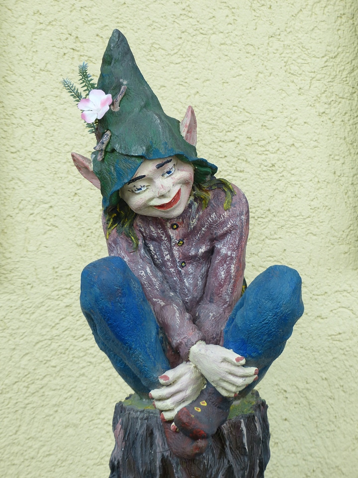 Figure hat pointed ears