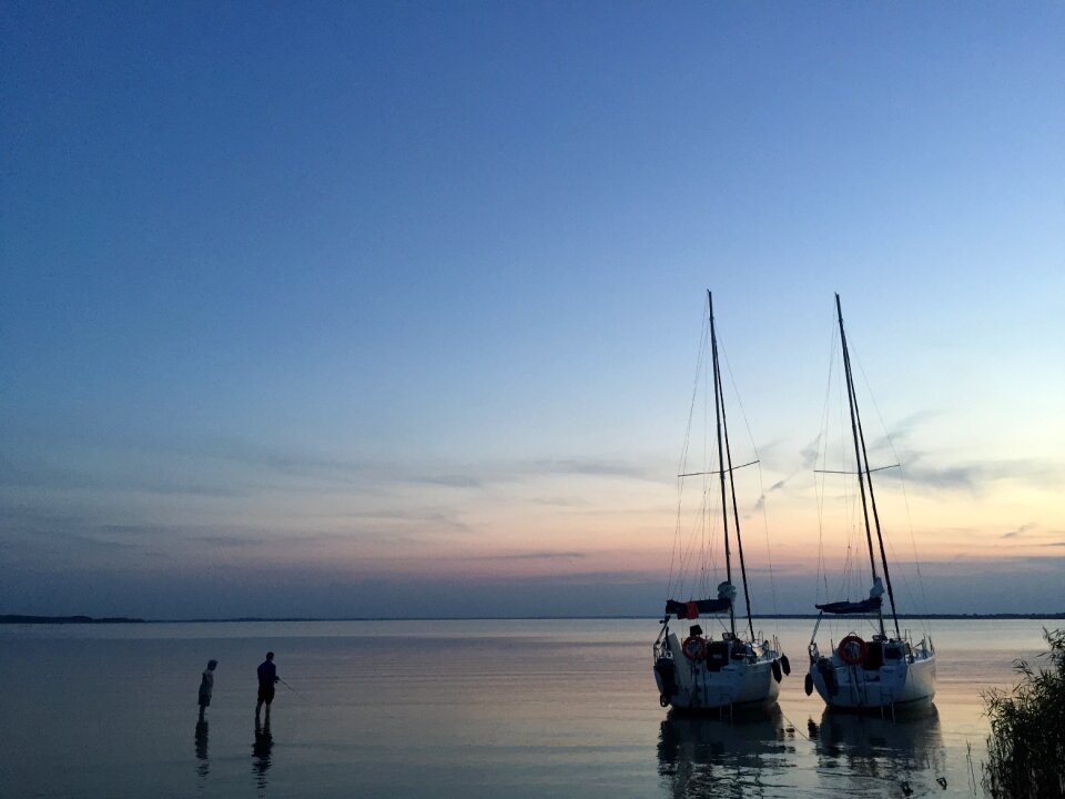 Lake twilight atmospheric