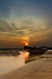 Sunrise sunset water