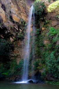 Waterfall nature ecotourism photo