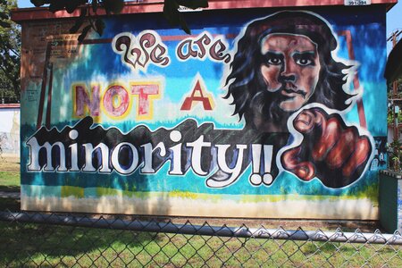Colorful city minority