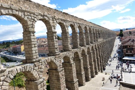 Aqueduct segovia bridge