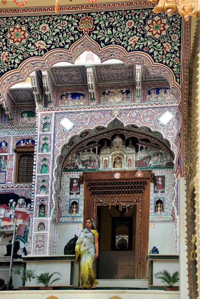 Mandawa palace fresco