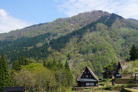 Views shirakawa go spring