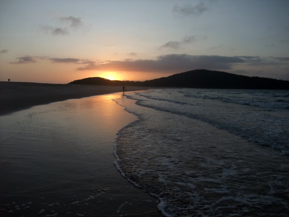 Bay australia gray sunrise