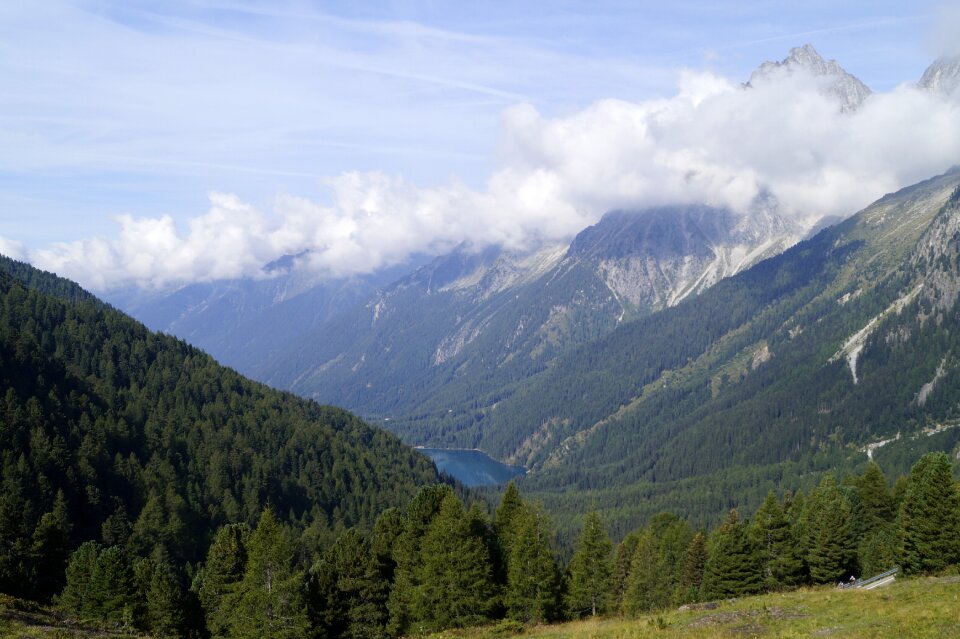 Mountains dolomites lake