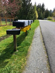 Mail rural street photo