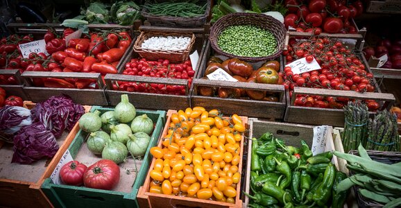 Fresh vegetables green healthy photo