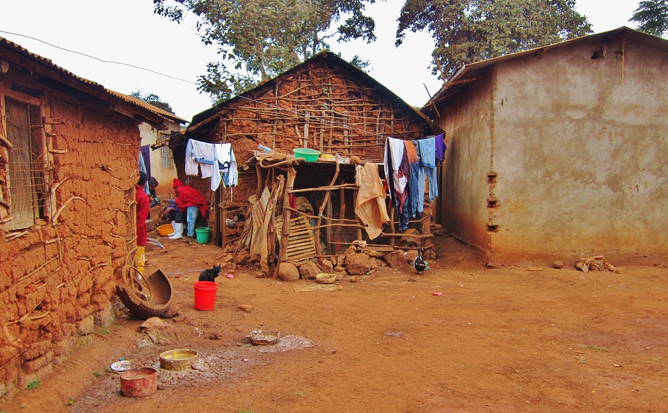 Architecture african village african