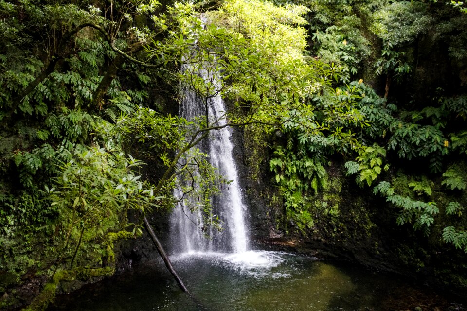 Water cascade azores