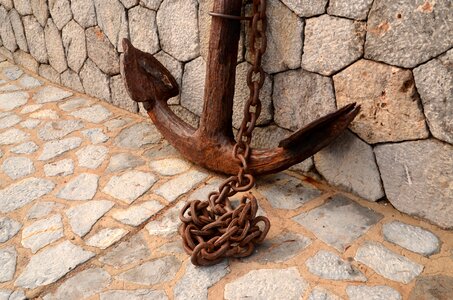 Rusted port maritime