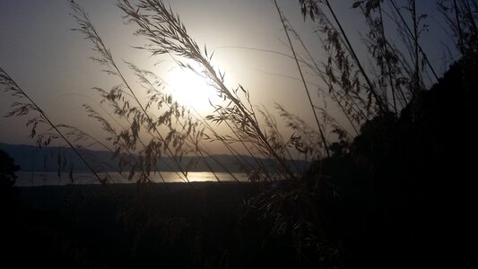 Sunset calabria italy
