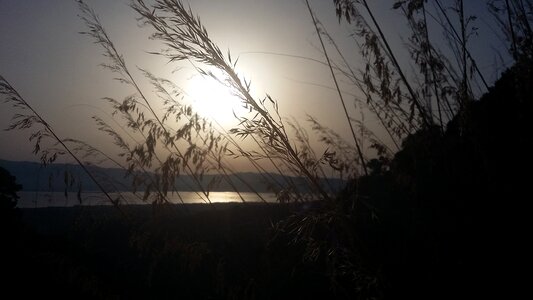 Sunset calabria italy photo