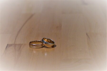 Marry gold ring love photo