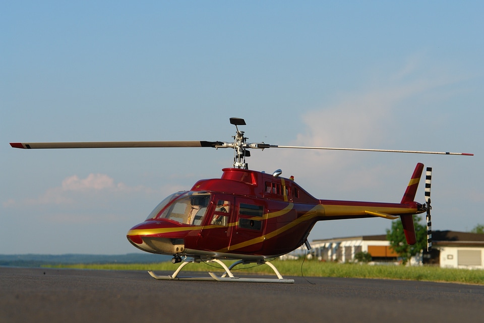 Model helicopter modelling airport