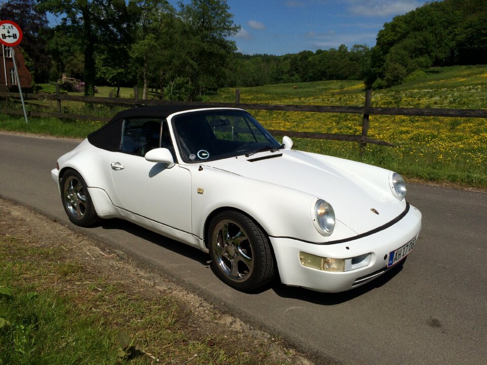Porsche vintage car kabriolet