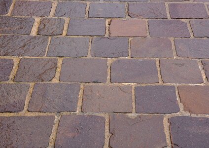 City centre road pavers antique