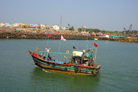 Sea commercial harbor