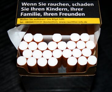 Tobacco addiction highly addictive photo