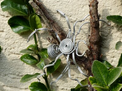 Wire artistically abstract photo