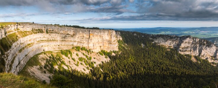 Rock huge forest