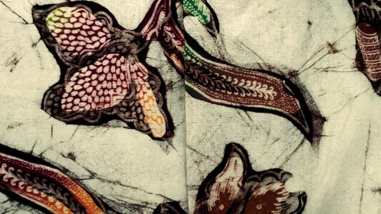 Java art ethnic material