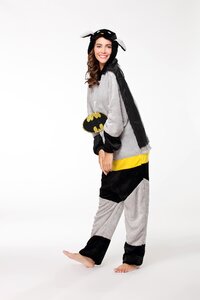 Cartoon pajamas onesies green