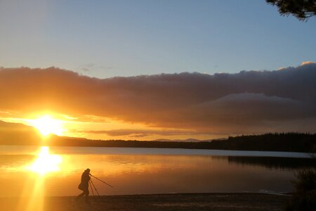 Photographer sunset scotland photo