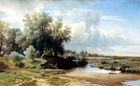 Art landscape painting