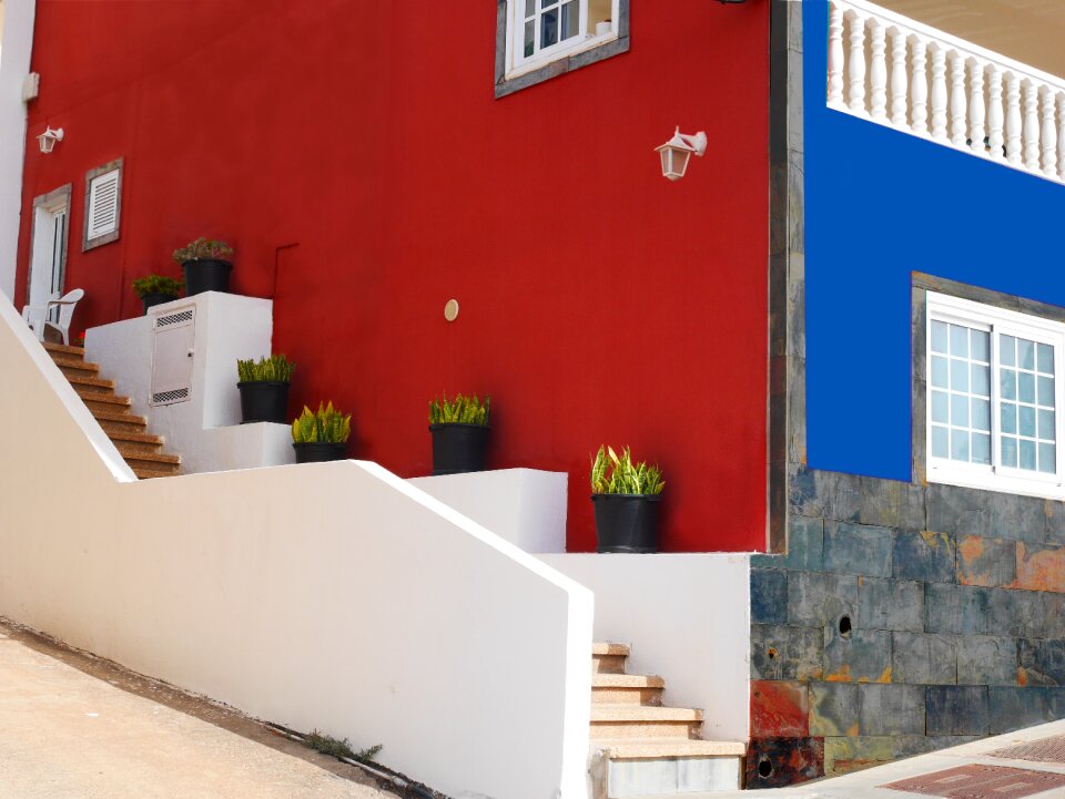 House flowers stairs