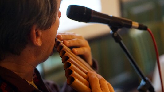 Pan pan flute soloist