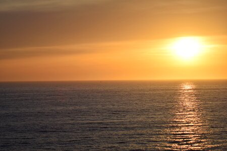 California ocean sunset beach photo