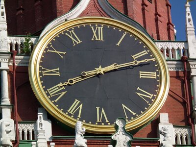 Moscow russia time measurement photo